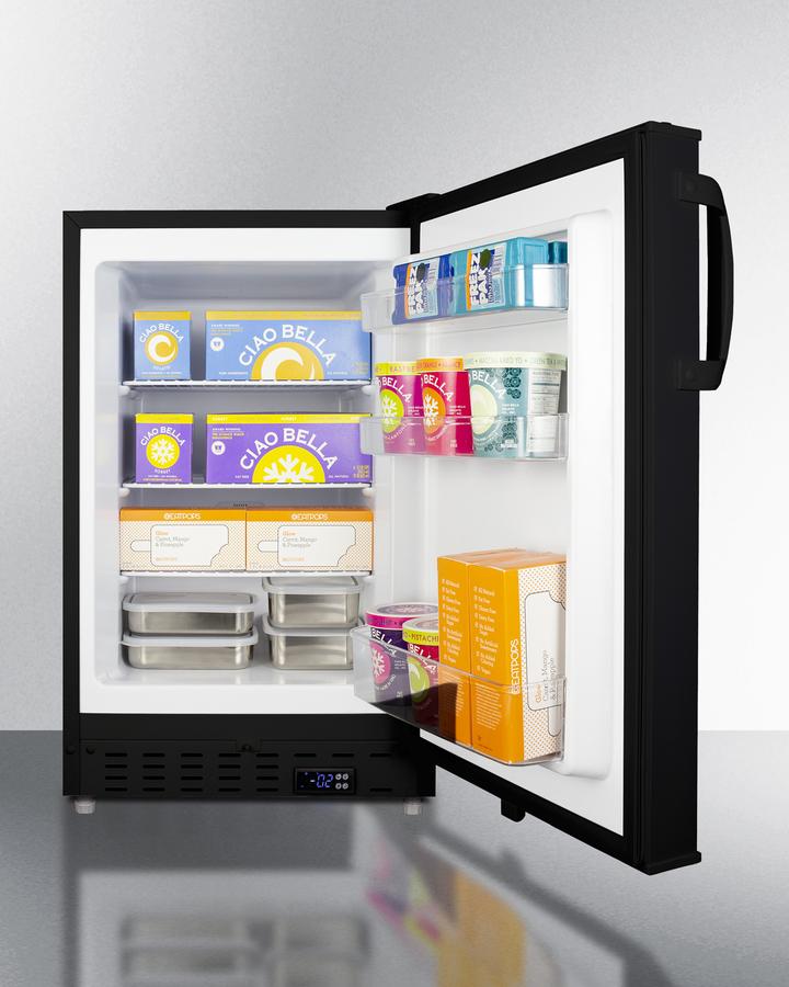 Summit 20" Wide Built-In All-Freezer ADA Compliant - ALFZ37B - MyBBQDirect