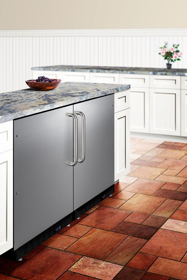 Summit 20" Wide Built-In All-Freezer ADA Compliant - ALFZ37BCSS - MyBBQDirect