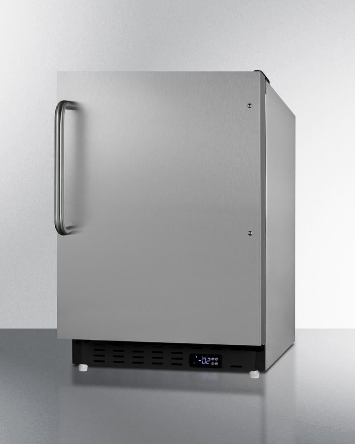 Summit 20" Wide Built-In All-Freezer ADA Compliant - ALFZ37BCSS - MyBBQDirect