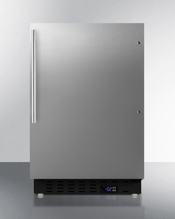 Summit 20" Wide Built-In All-Freezer ADA Compliant - ALFZ37BSSHV - MyBBQDirect