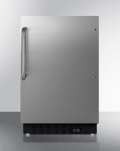 Summit 20" Wide Built-In All-Freezer ADA Compliant - ALFZ37BSSTB - MyBBQDirect