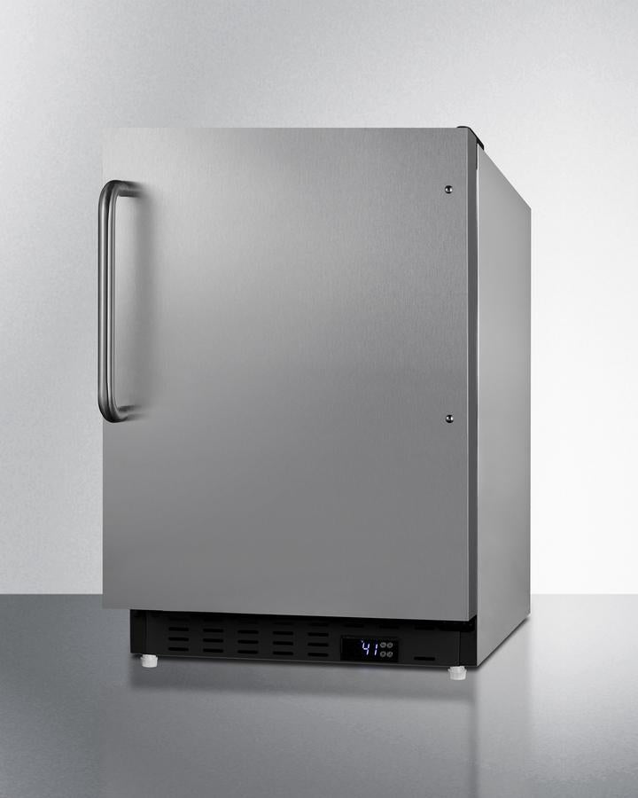 Summit 20" Wide Built-In All-Refrigerator ADA Compliant - ALR47BCSS - MyBBQDirect