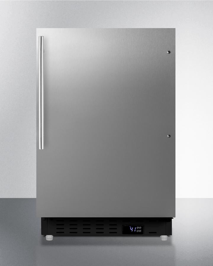 Summit 20" Wide Built-In All-Refrigerator ADA Compliant - ALR47BCSSHV - MyBBQDirect