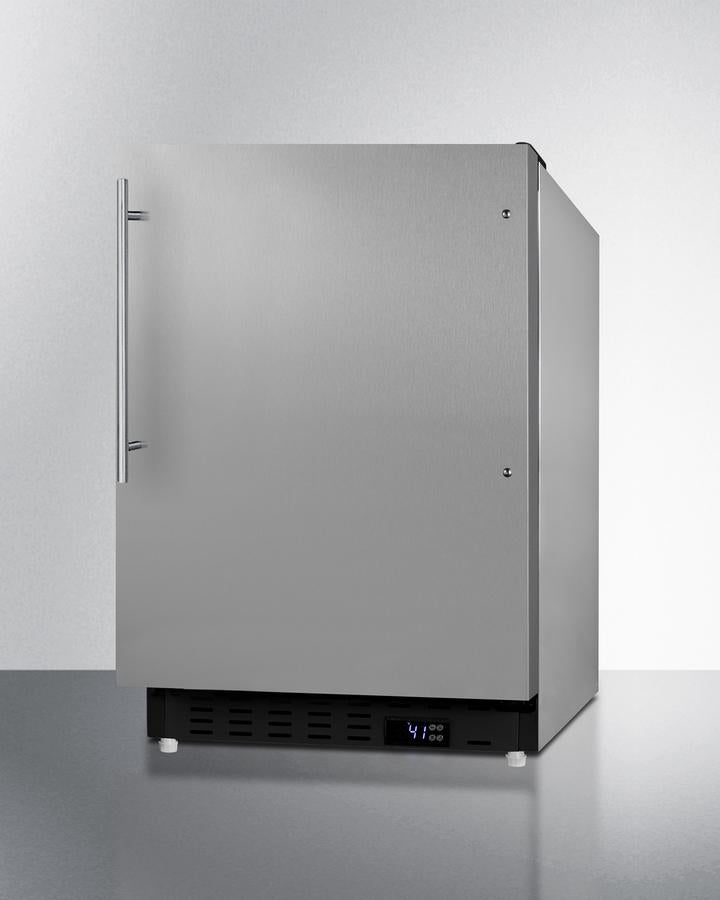 Summit 20" Wide Built-In All-Refrigerator ADA Compliant - ALR47BCSSHV - MyBBQDirect