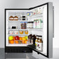 Summit 20" Wide Built-In All-Refrigerator ADA Compliant - ALR47BSSHV - MyBBQDirect