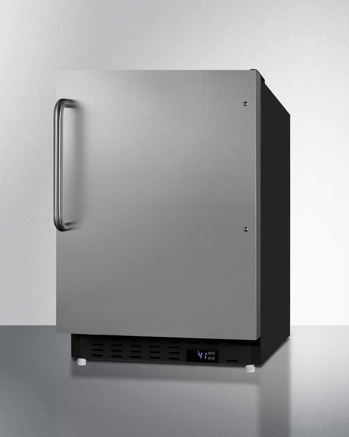 Summit 20" Wide Built-In All-Refrigerator ADA Compliant - ALR47BSSTB - MyBBQDirect
