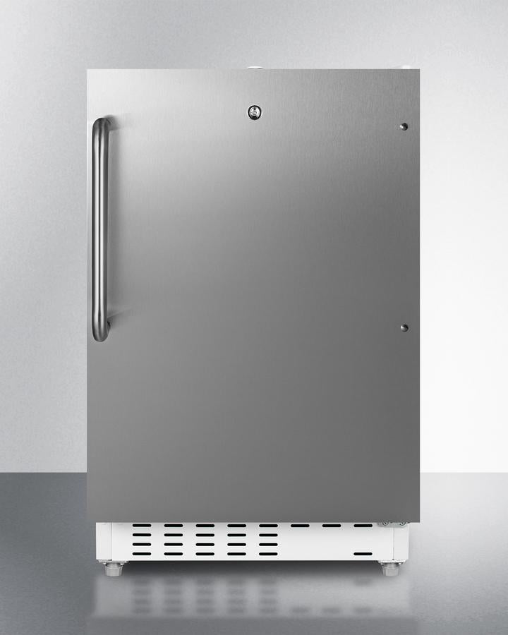 Summit 20" Wide Built-in Refrigerator-Freezer ADA Compliant - ALRF48CSS - MyBBQDirect