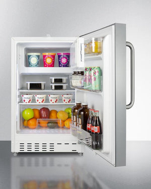 Summit 20" Wide Built-in Refrigerator-Freezer ADA Compliant - ALRF48CSS - MyBBQDirect