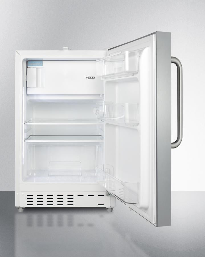Summit 20" Wide Built-in Refrigerator-Freezer ADA Compliant - ALRF48CSS - MyBBQDirect