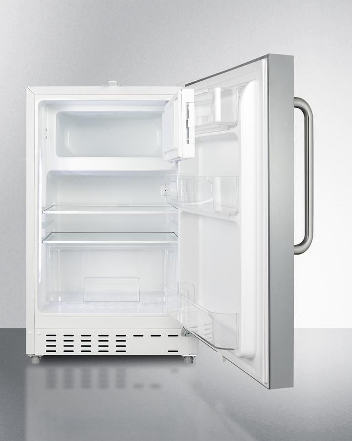 Summit 20" Wide Built-in Refrigerator-Freezer ADA Compliant - ALRF48CSS