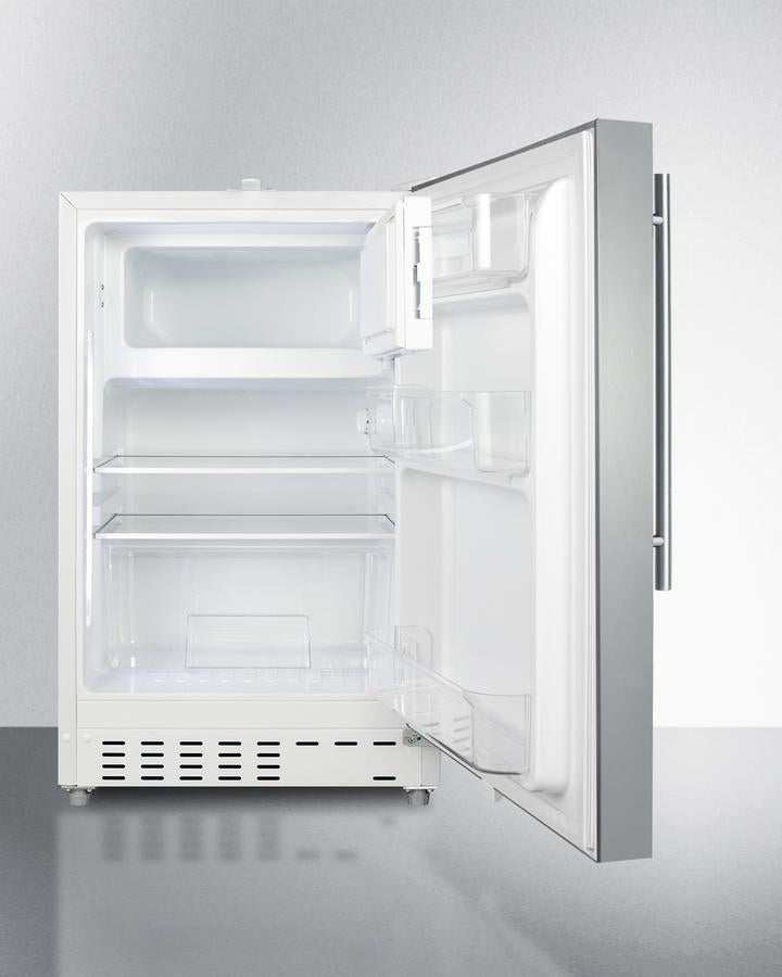 Summit 20" Wide Built-in Refrigerator-Freezer ADA Compliant - ALRF48CSSHV - MyBBQDirect