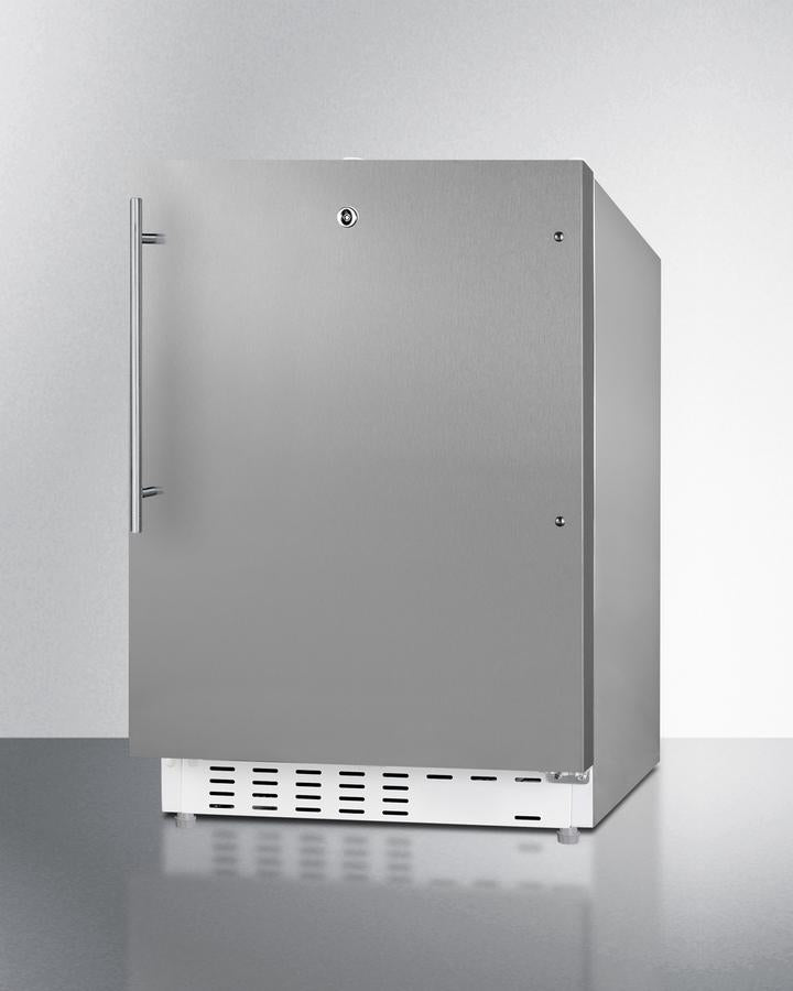 Summit 20" Wide Built-in Refrigerator-Freezer ADA Compliant - ALRF48CSSHV - MyBBQDirect