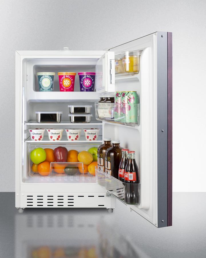 Summit 20" Wide Built-in Refrigerator-Freezer ADA Compliant - ALRF48IF - MyBBQDirect