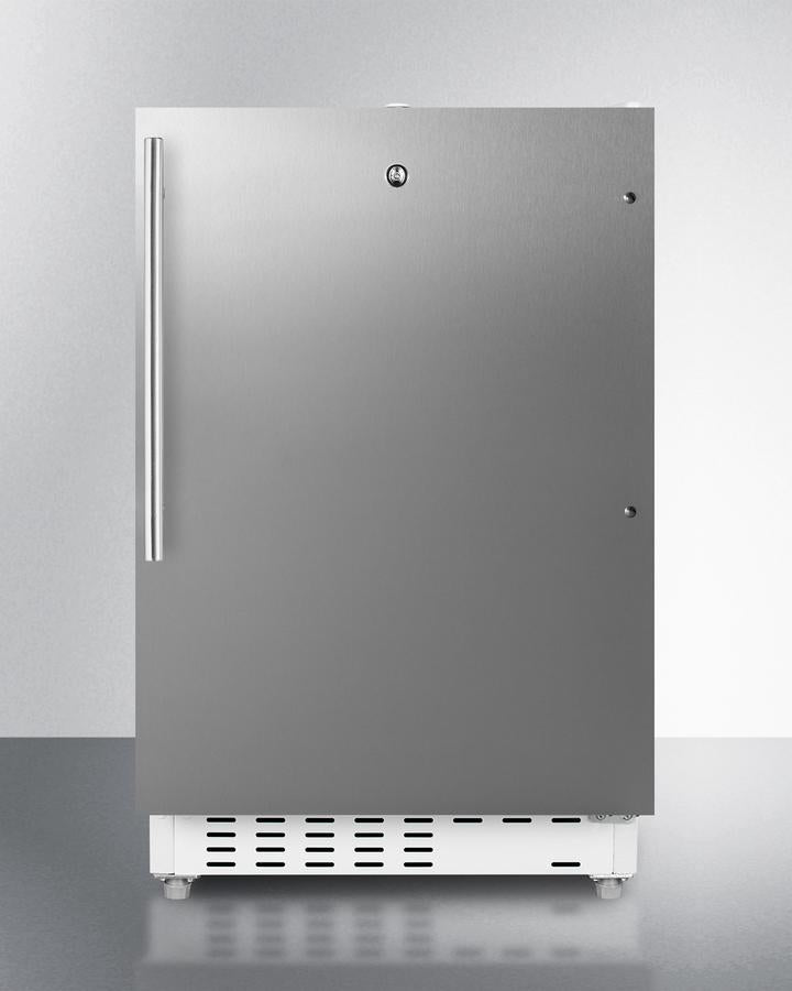 Summit 20" Wide Built-in Refrigerator-Freezer ADA Compliant - ALRF48SSHV - MyBBQDirect