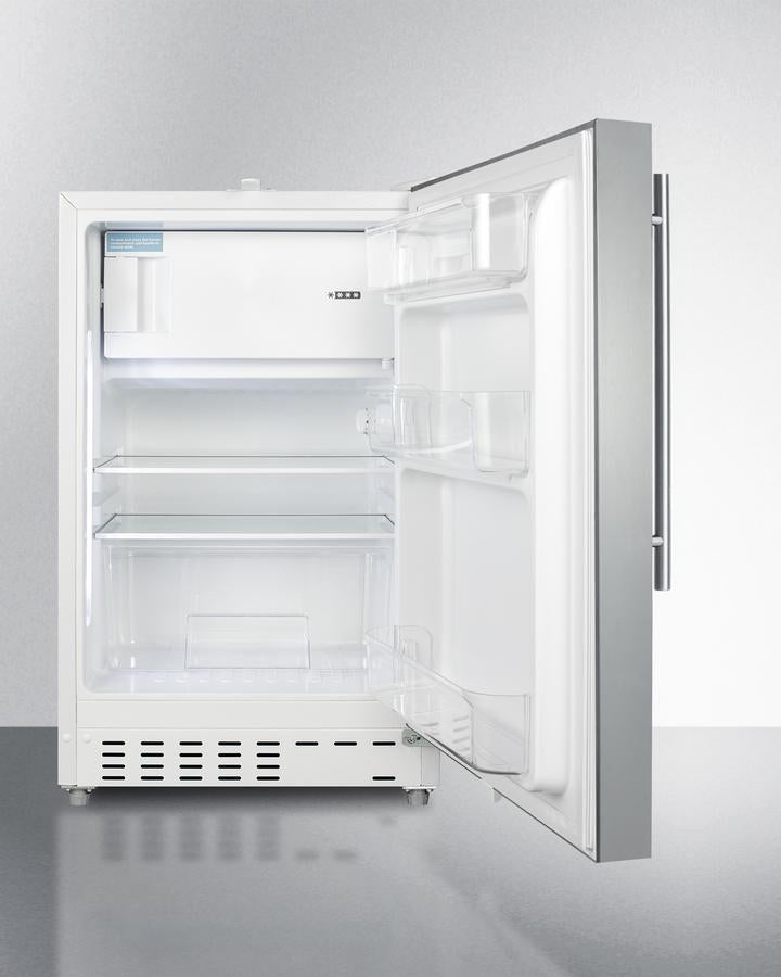 Summit 20" Wide Built-in Refrigerator-Freezer ADA Compliant - ALRF48SSHV - MyBBQDirect