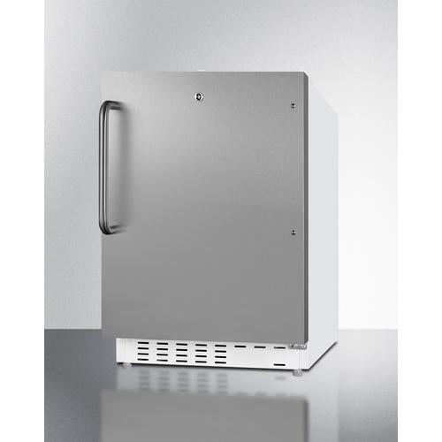 Summit 20" Wide Built-in Refrigerator-Freezer ADA Compliant  - ALRF48SSTB - MyBBQDirect