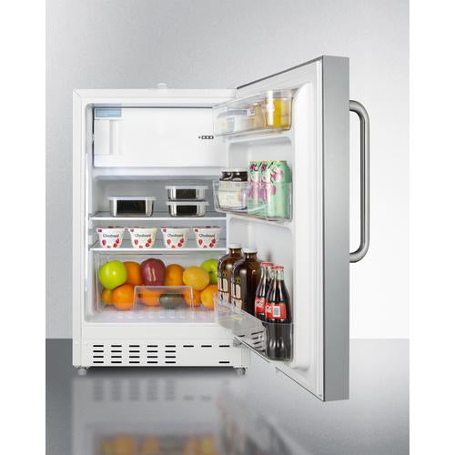 Summit 20" Wide Built-in Refrigerator-Freezer ADA Compliant  - ALRF48SSTB - MyBBQDirect