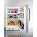 Summit 20" Wide Built-in Refrigerator-Freezer ADA Compliant  - ALRF48SSTB