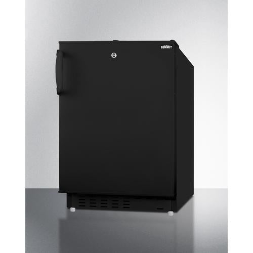 Summit 20" Wide Built-in Refrigerator-Freezer ADA Compliant - ALRF49B - MyBBQDirect