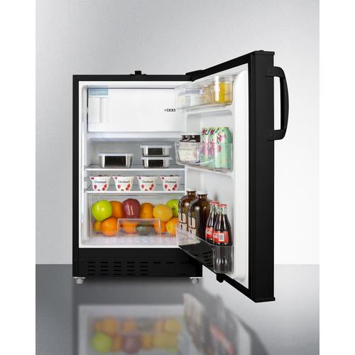 Summit 20" Wide Built-in Refrigerator-Freezer ADA Compliant - ALRF49B - MyBBQDirect