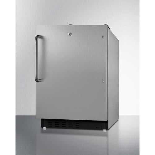 Summit 20" Wide Built-in Refrigerator-Freezer ADA Compliant - ALRF49BCSS - MyBBQDirect