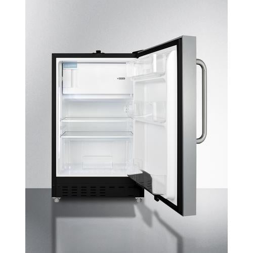Summit 20" Wide Built-in Refrigerator-Freezer ADA Compliant - ALRF49BCSS
