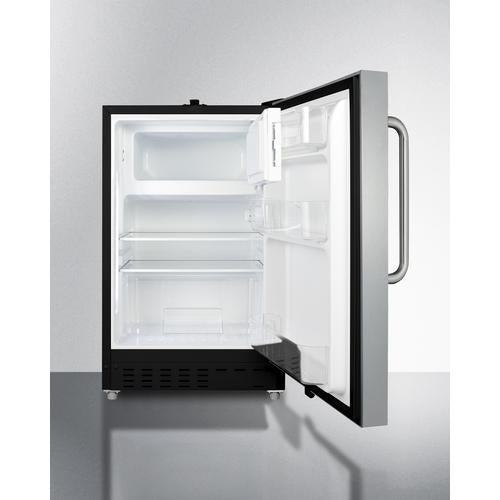 Summit 20" Wide Built-in Refrigerator-Freezer ADA Compliant - ALRF49BCSS - MyBBQDirect