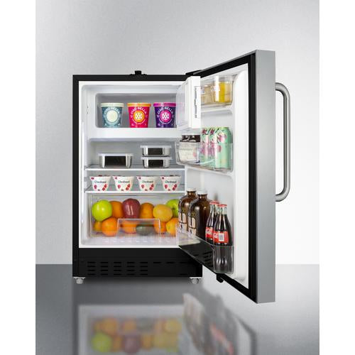 Summit 20" Wide Built-in Refrigerator-Freezer ADA Compliant - ALRF49BCSS - MyBBQDirect