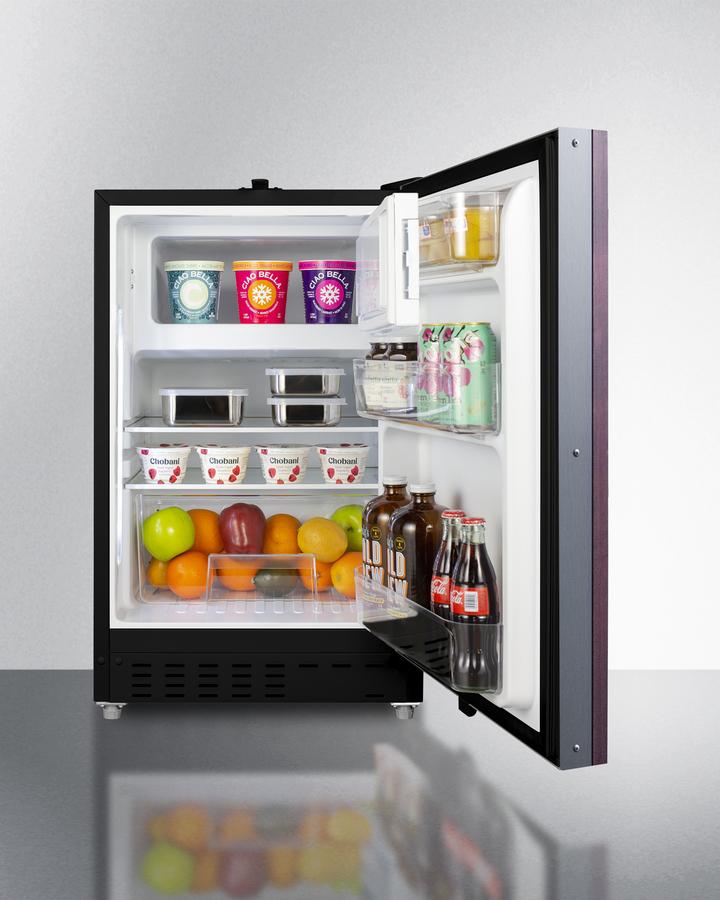 Summit 20" Wide Built-in Refrigerator-Freezer ADA Compliant - ALRF49BIF - MyBBQDirect