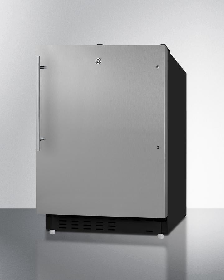 Summit 20" Wide Built-in Refrigerator-Freezer ADA Compliant - ALRF49BSSHV - MyBBQDirect