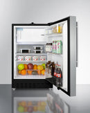 Summit 20" Wide Built-in Refrigerator-Freezer ADA Compliant - ALRF49BSSHV