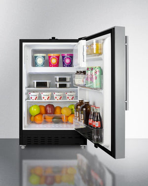 Summit 20" Wide Built-in Refrigerator-Freezer ADA Compliant - ALRF49BSSHV - MyBBQDirect