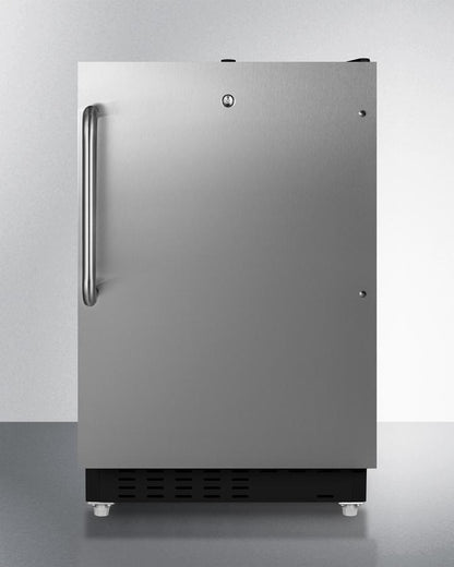 Summit 20" Wide Built-in Refrigerator-Freezer ADA Compliant - ALRF49BSSTB - MyBBQDirect