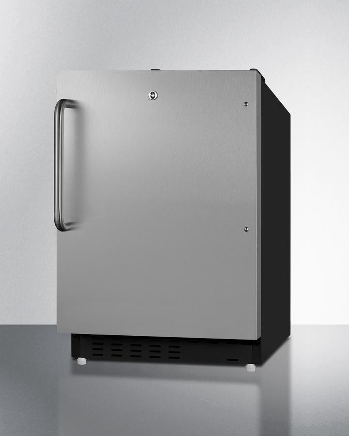 Summit 20" Wide Built-in Refrigerator-Freezer ADA Compliant - ALRF49BSSTB - MyBBQDirect