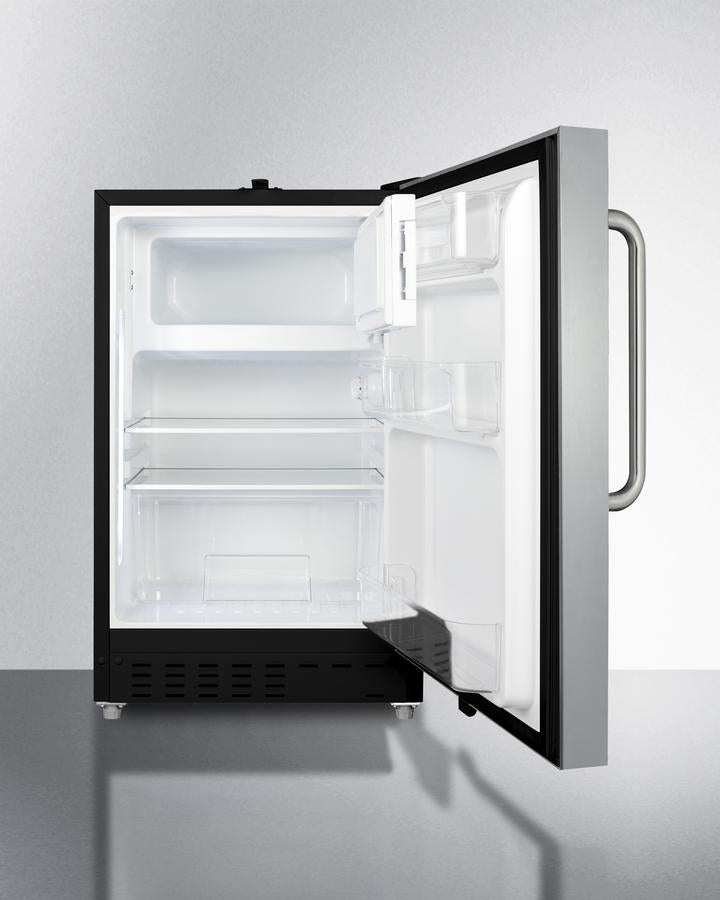 Summit 20" Wide Built-in Refrigerator-Freezer ADA Compliant - ALRF49BSSTB - MyBBQDirect