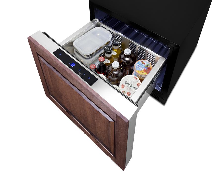 Summit 21.5" Wide Built-In Drawer Refrigerator - FF1DSS - MyBBQDirect