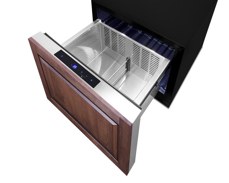 Summit 21.5" Wide Built-In Drawer Refrigerator - FF1DSS - MyBBQDirect