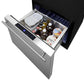 Summit 21.5" Wide Built-In Drawer Refrigerator - FF1DSS - MyBBQDirect