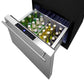 Summit 21.5" Wide Built-In Drawer Refrigerator - FF1DSS - MyBBQDirect