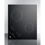 Summit 21" Wide 230V 2-Burner Radiant Cooktop - CR2B223G - MyBBQDirect