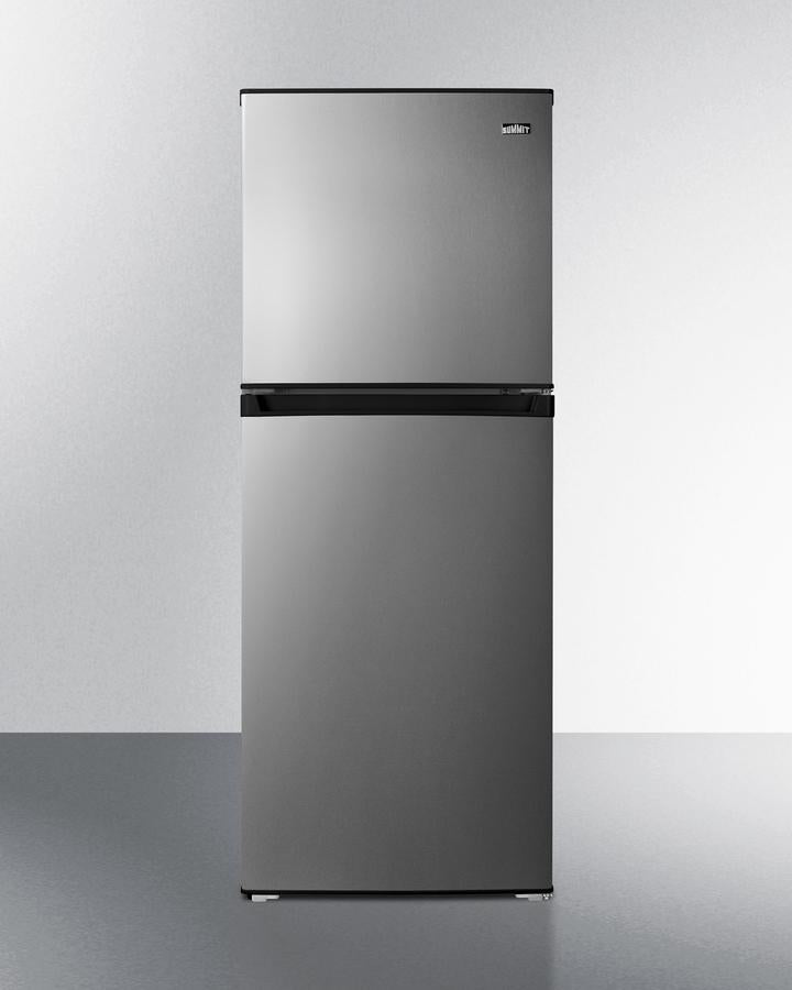 Summit 22" Wide Frost-Free 7 Cu.Ft. Refrigerator-Freezer with a Stainless Steel Look - FF83PL - MyBBQDirect