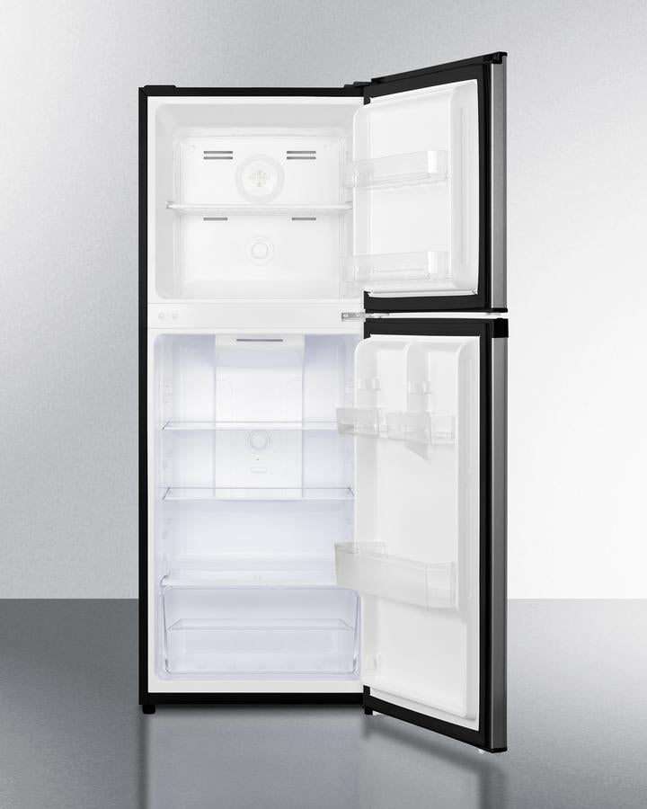 Summit 22" Wide Frost-Free 7 Cu.Ft. Refrigerator-Freezer with a Stainless Steel Look - FF83PL - MyBBQDirect