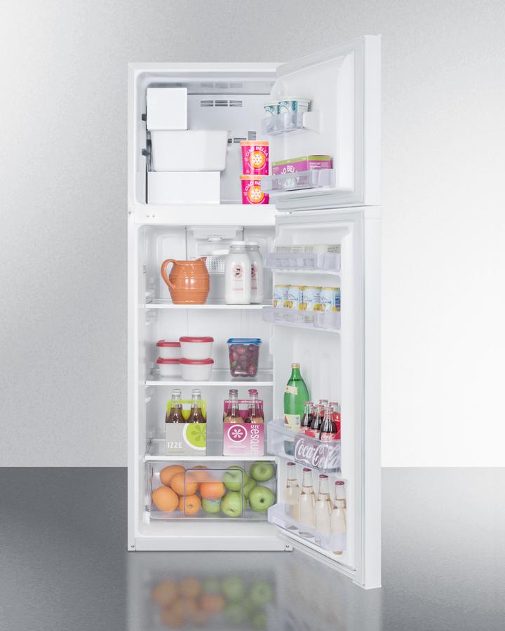 Summit 22" Wide Top Mount Refrigerator-Freezer With Icemaker - FF946WIM - MyBBQDirect