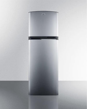 Summit 22" Wide Top Mount Refrigerator-Freezer With Icemaker - FF948SSIM - MyBBQDirect
