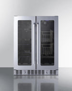 Summit 24" Built-In Dual-Zone Produce Refrigerator ADA Compliant - ALFD24WBVCSSPANTRY - MyBBQDirect