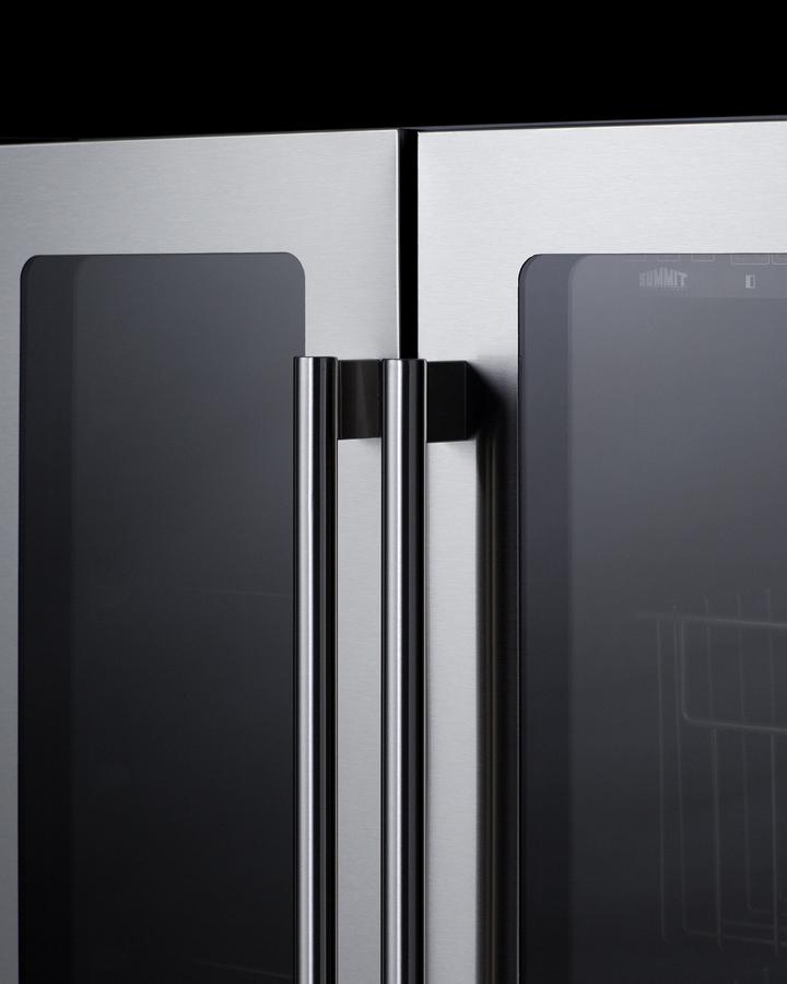 Summit 24" Built-In Dual-Zone Produce Refrigerator ADA Compliant - ALFD24WBVCSSPANTRY - MyBBQDirect