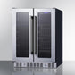 Summit 24" Built-In Dual-Zone Produce Refrigerator ADA Compliant - ALFD24WBVPANTRY - MyBBQDirect