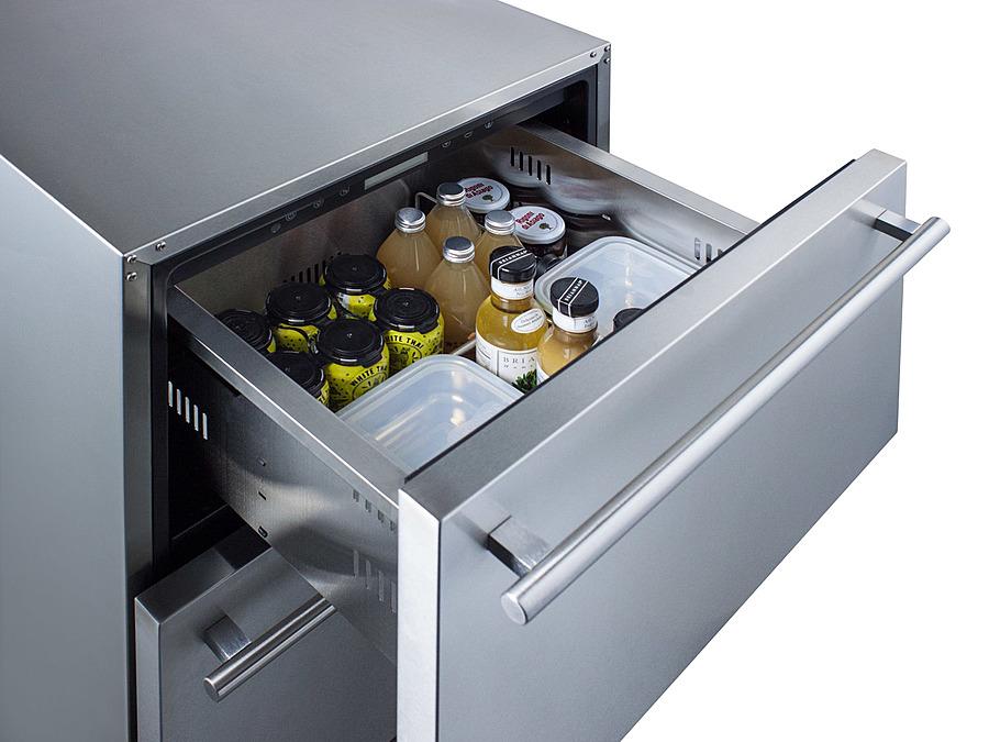 Summit 24" Wide 2-Drawer All-Refrigerator ADA Compliant - ADRD24 - MyBBQDirect