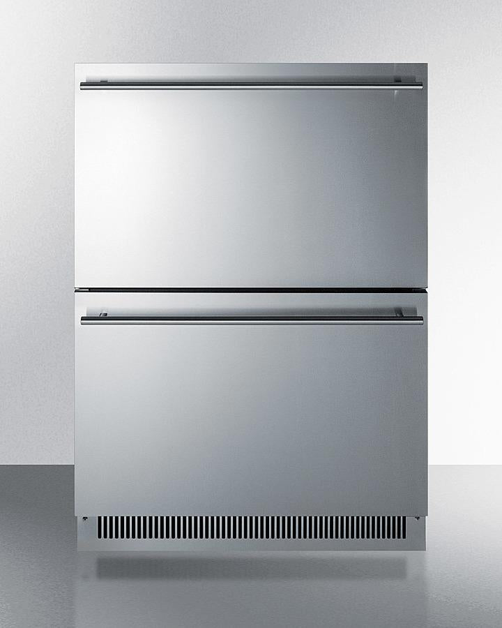 Summit 24" Wide 2-Drawer All-Refrigerator ADA Compliant - ADRD24 - MyBBQDirect