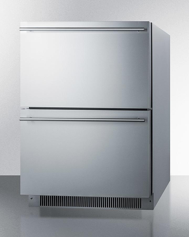 Summit 24" Wide 2-Drawer All-Refrigerator ADA Compliant - ADRD24